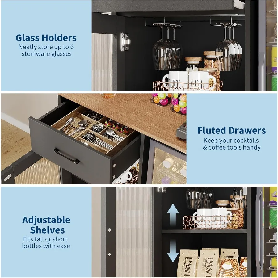 Mueble para bar de vinos con e - Tops reseña y precio
