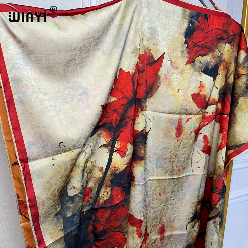 WINYI-Vestido largo con estamp - Boho Summer Beach Maxi Dress reseña y precio